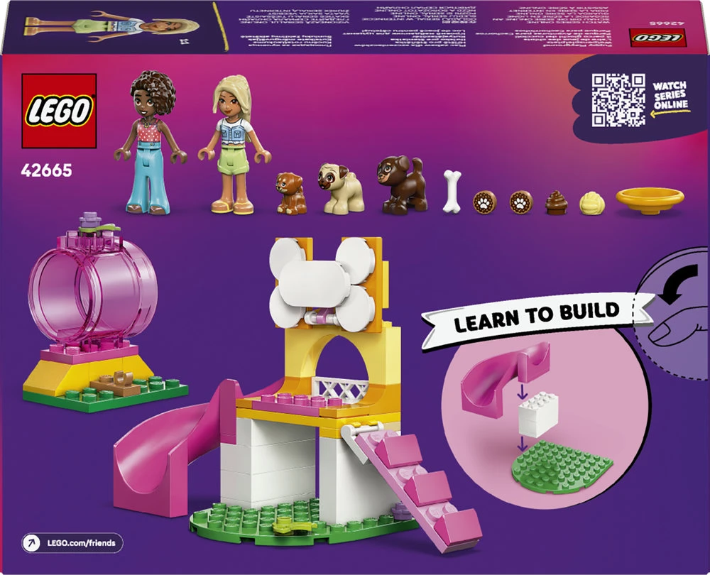 LEGO® Friends Šuniukų žaidimų aikštelė Rinkinys 42665