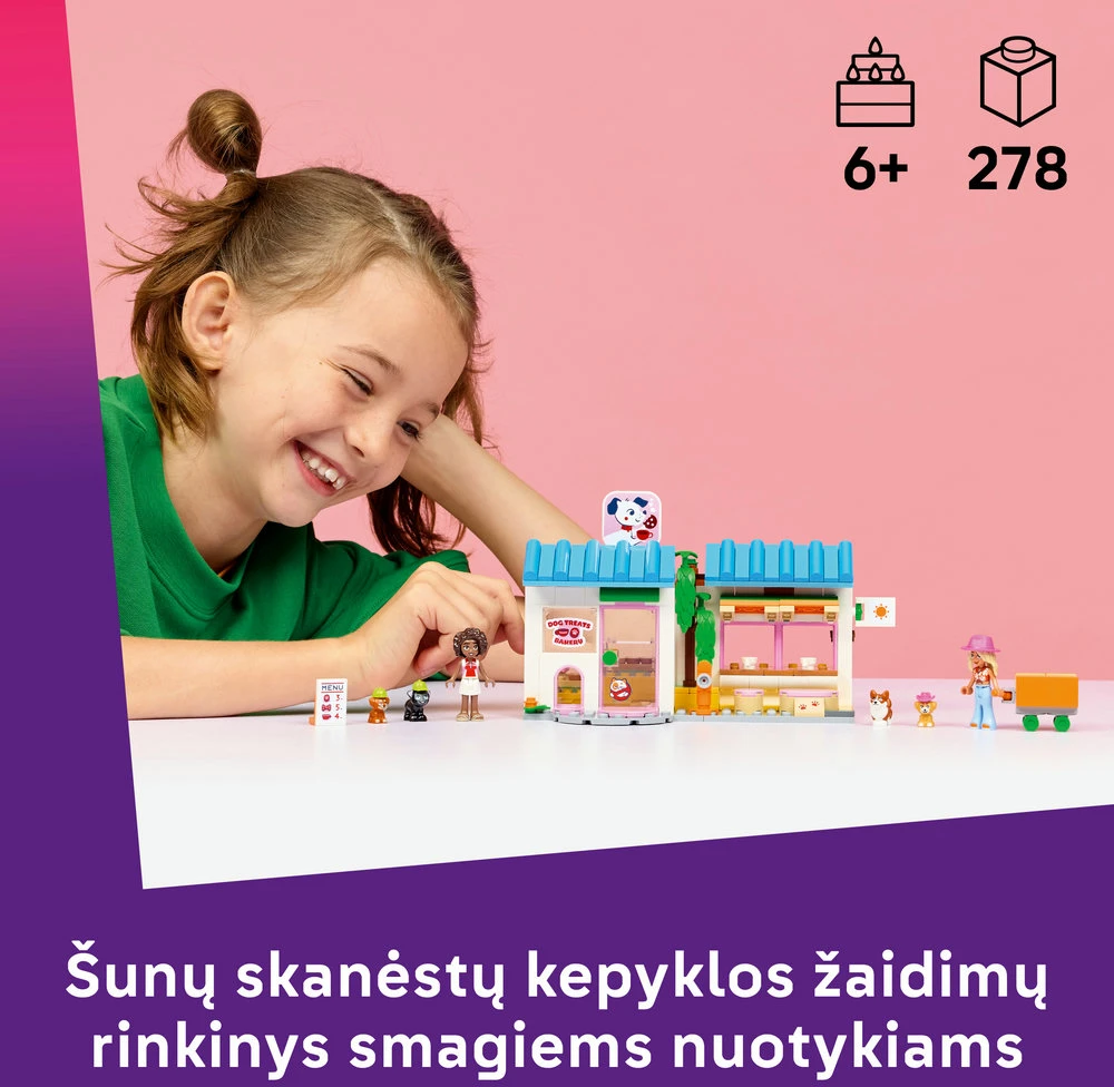 „LEGO® Friends“ Šunų skanėstų kepykla Konstravimo rinkinys 42677