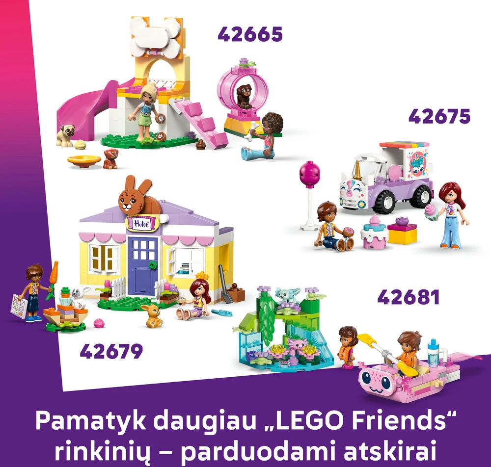 „LEGO® Friends“ Veterinarijos klinika 42696