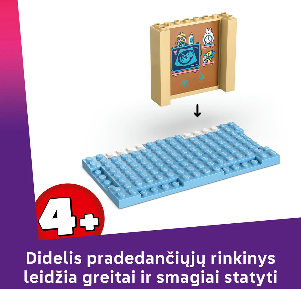 „LEGO® Friends“ Veterinarijos klinika 42696