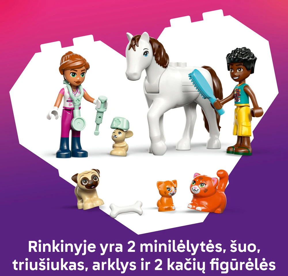 „LEGO® Friends“ Veterinarijos klinika 42696