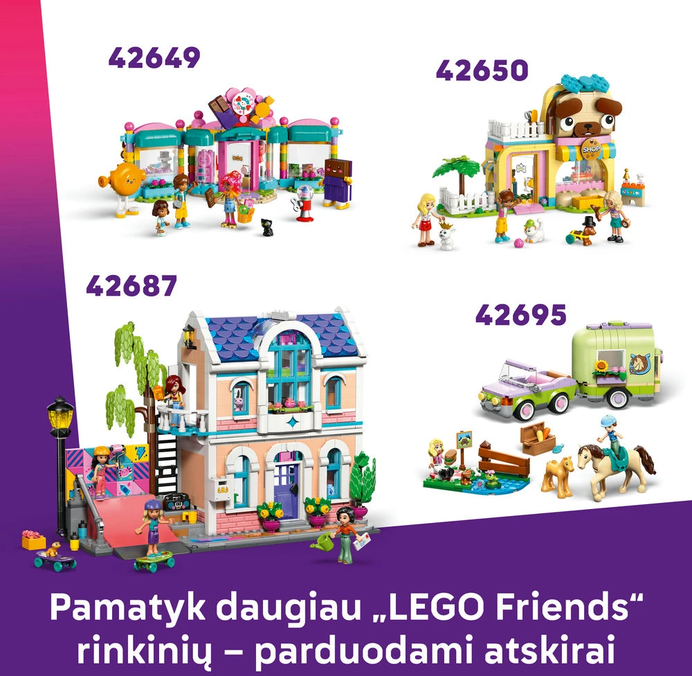„LEGO® Friends“ Vienaragio svajonių kavinė Žaidimo vaidmenimis rinkinys 42684