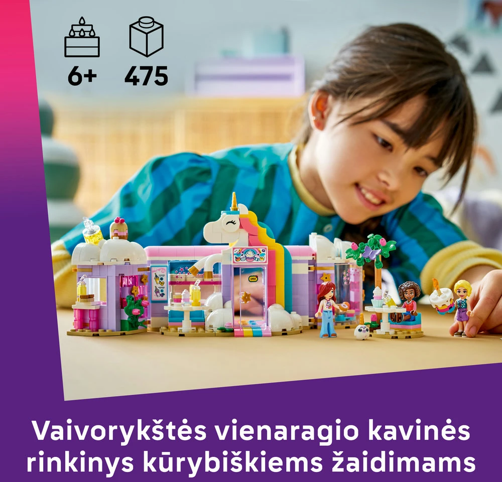„LEGO® Friends“ Vienaragio svajonių kavinė Žaidimo vaidmenimis rinkinys 42684