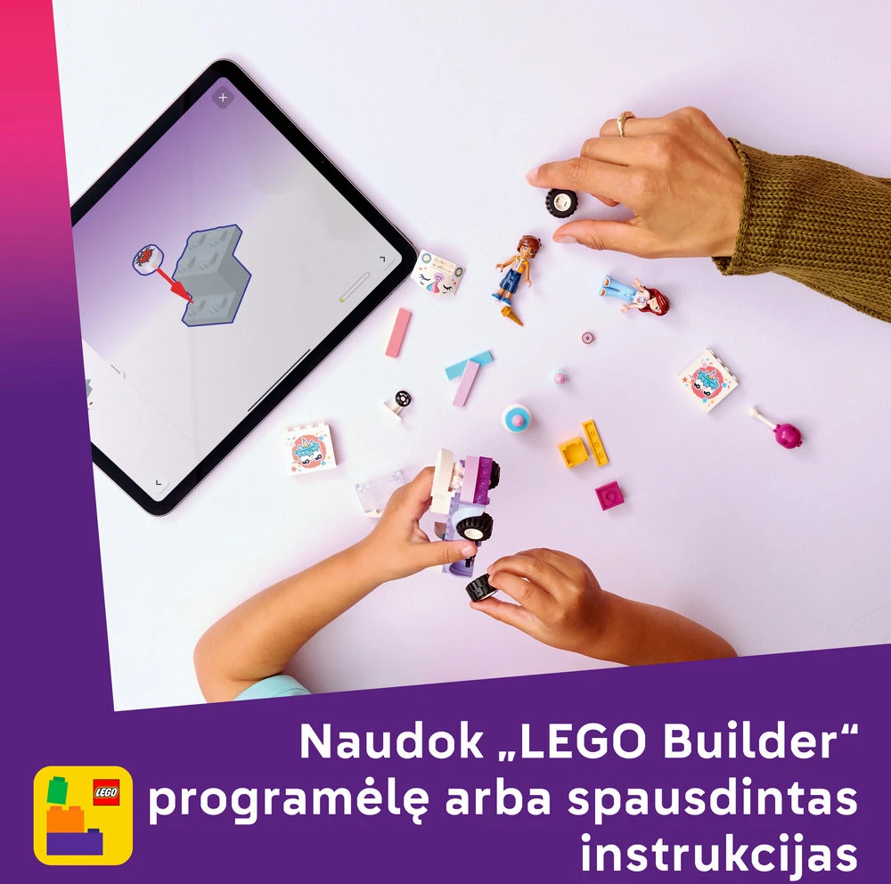 „LEGO® Friends“ Vienaragio torto pristatymo automobilis 42675