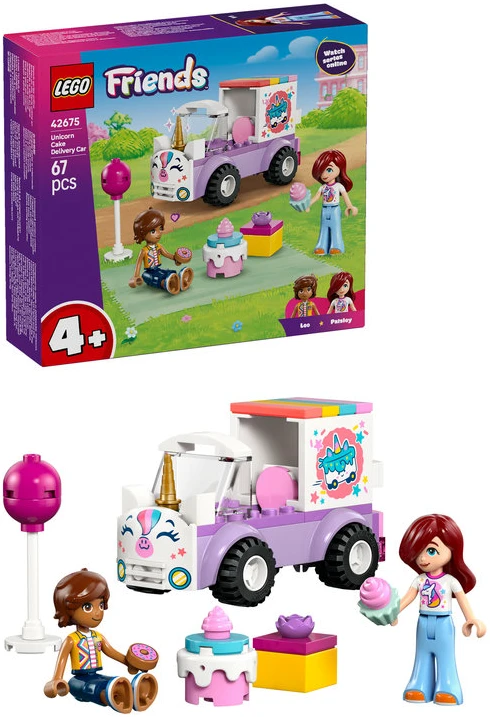 „LEGO® Friends“ Vienaragio torto pristatymo automobilis 42675