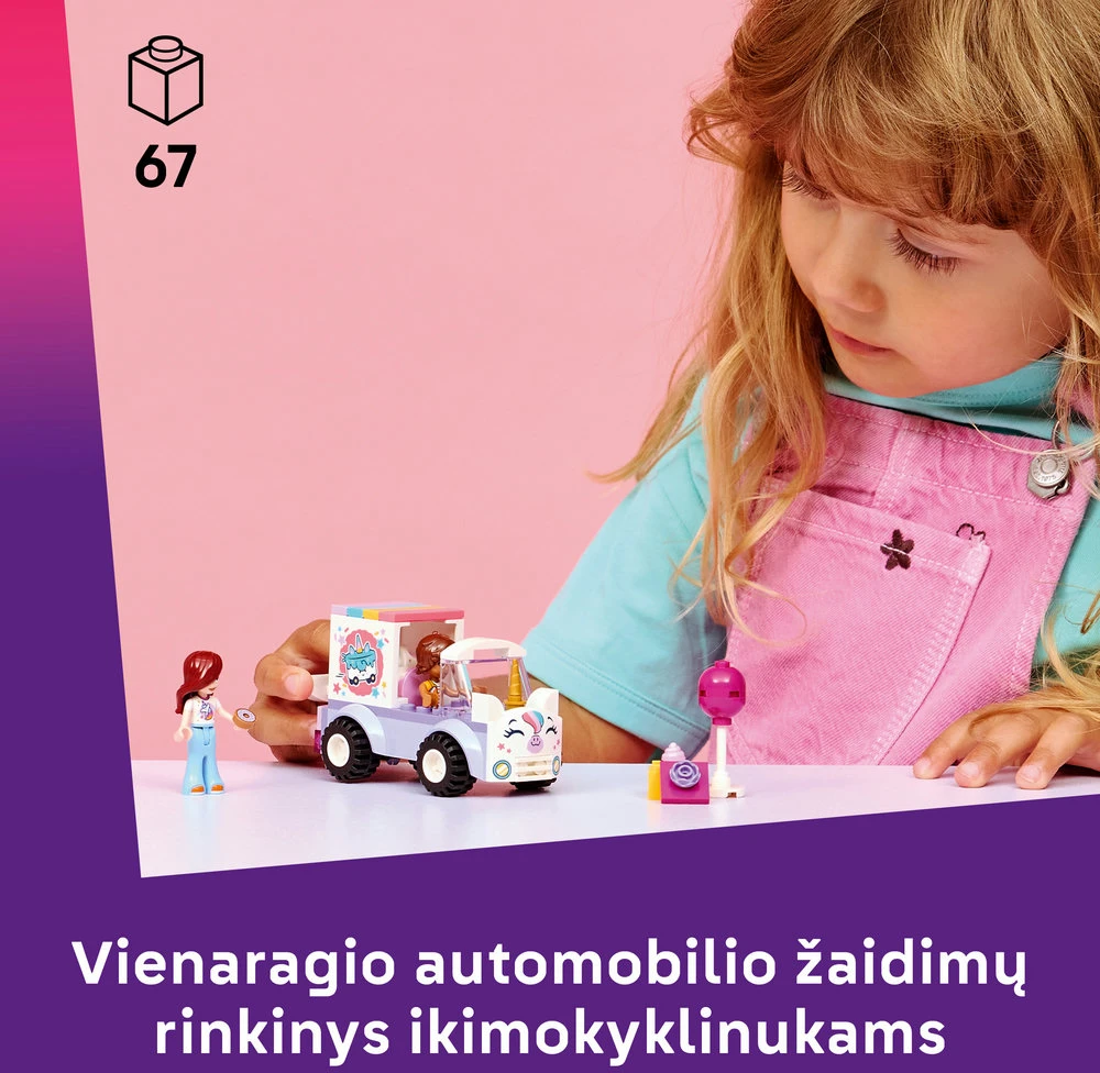 „LEGO® Friends“ Vienaragio torto pristatymo automobilis 42675