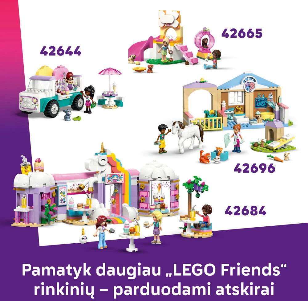 „LEGO® Friends“ Vienaragio torto pristatymo automobilis 42675