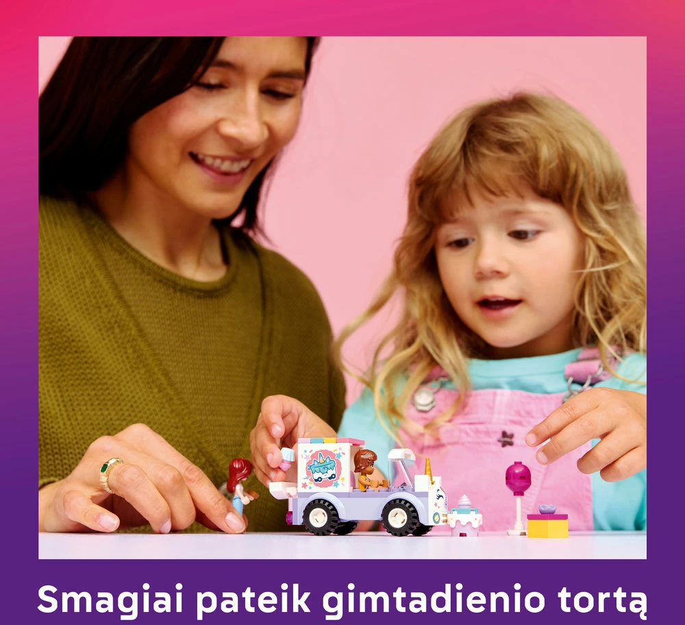 „LEGO® Friends“ Vienaragio torto pristatymo automobilis 42675