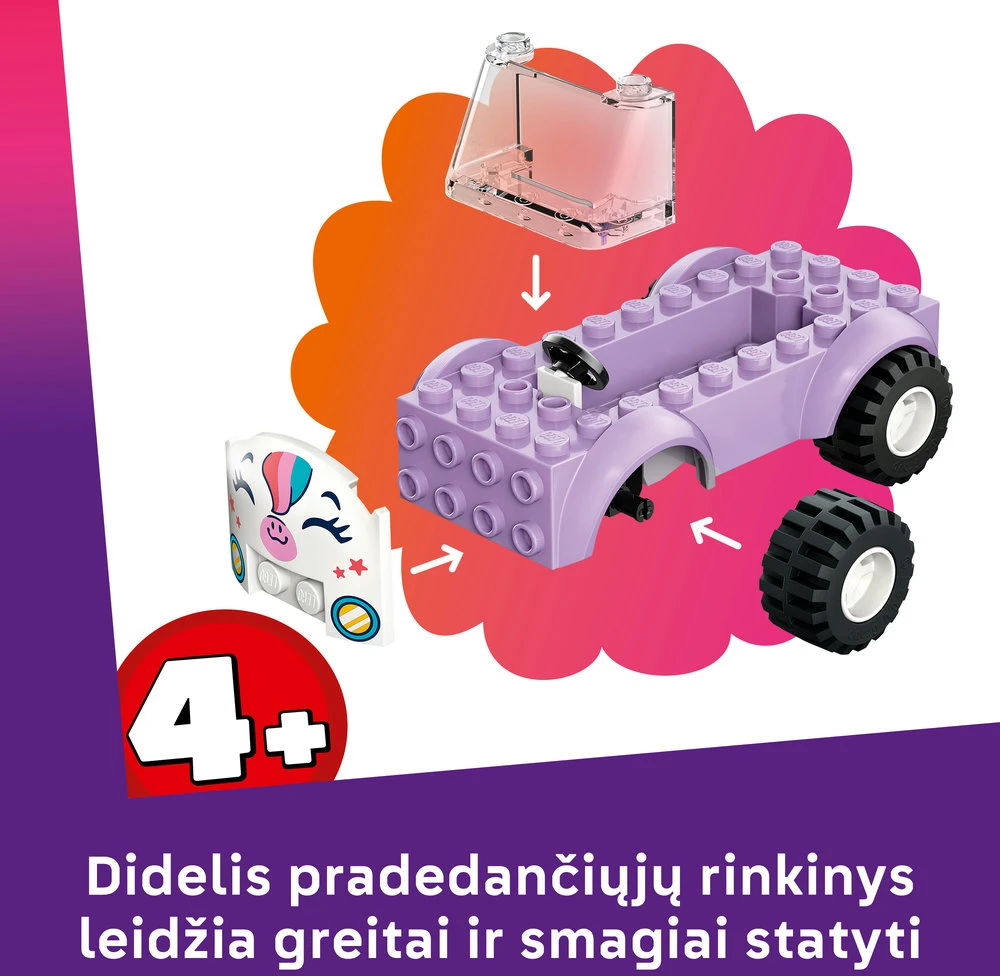 „LEGO® Friends“ Vienaragio torto pristatymo automobilis 42675