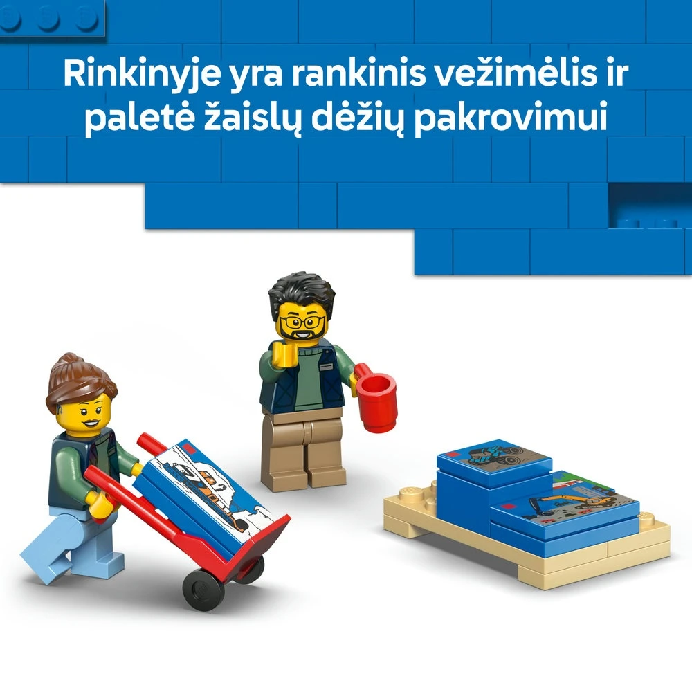 „LEGO® City“: LEGO furgonas, žaislinis konstravimo rinkinys vaikams, 60500