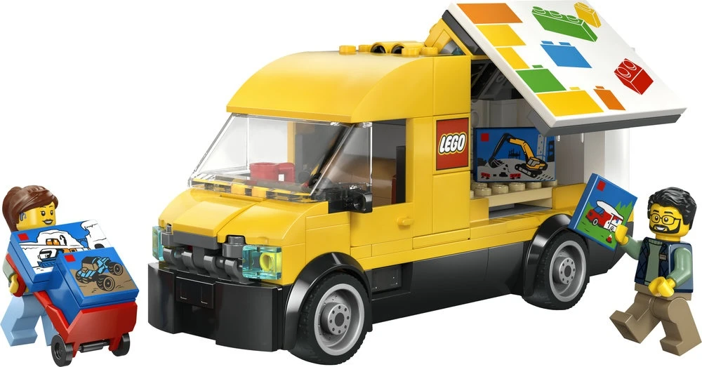 „LEGO® City“: LEGO furgonas, žaislinis konstravimo rinkinys vaikams, 60500