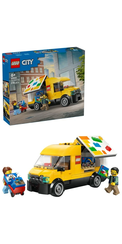 „LEGO® City“: LEGO furgonas, žaislinis konstravimo rinkinys vaikams, 60500