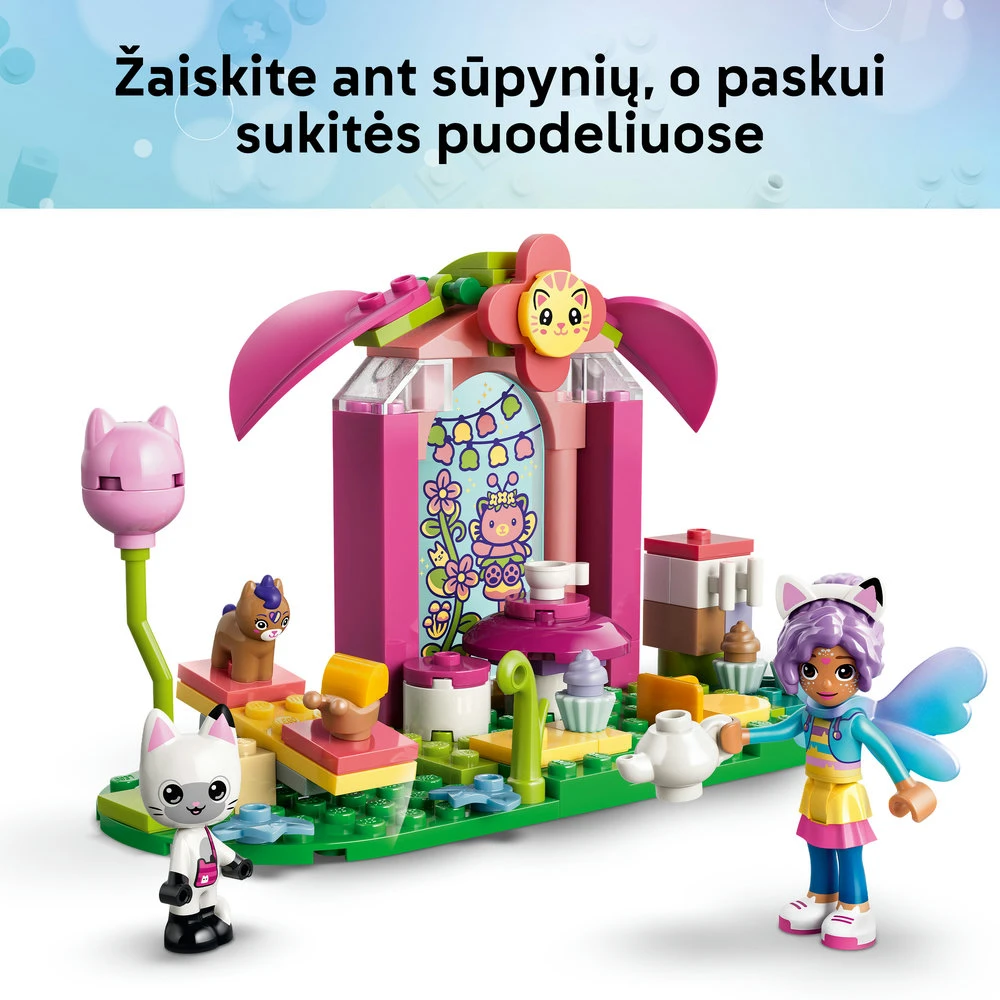 LEGO® Gabby lėlių namai Fėjų linksmieji kalneliai ir arbatos vakarėlis 11214
