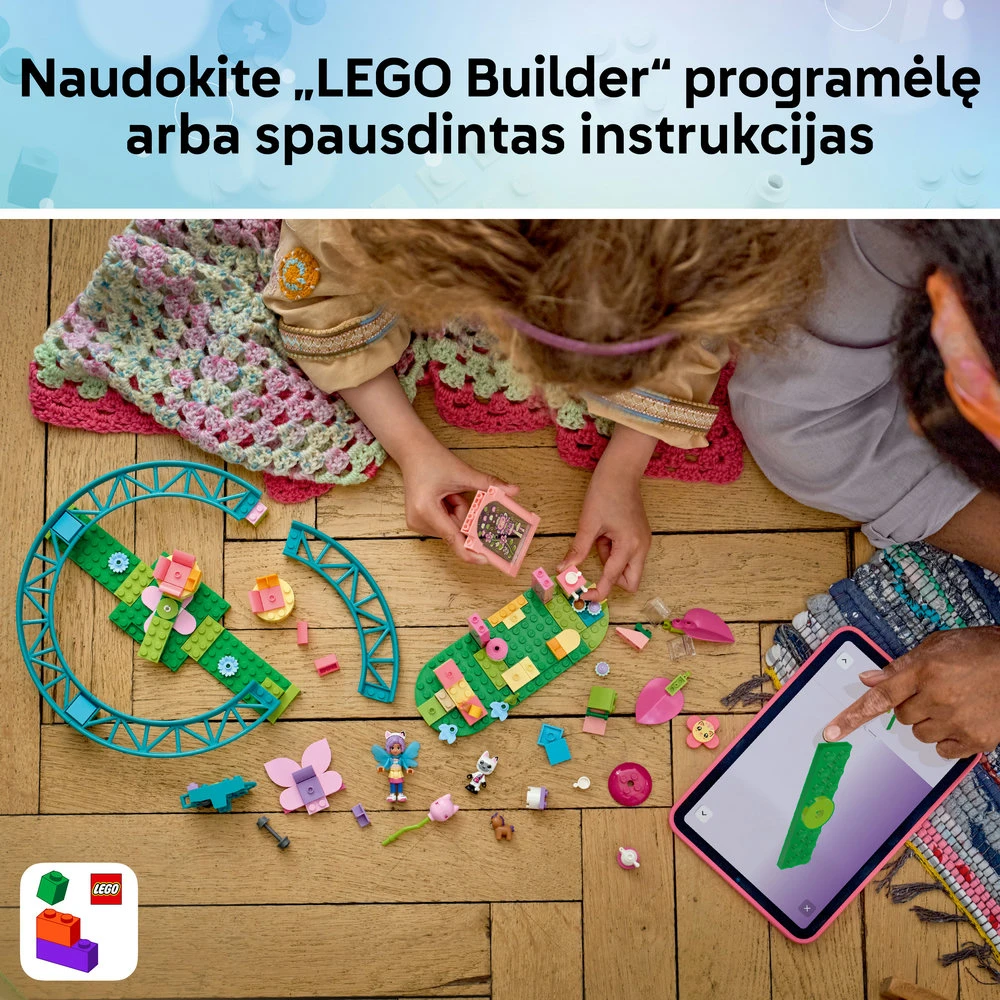 LEGO® Gabby lėlių namai Fėjų linksmieji kalneliai ir arbatos vakarėlis 11214
