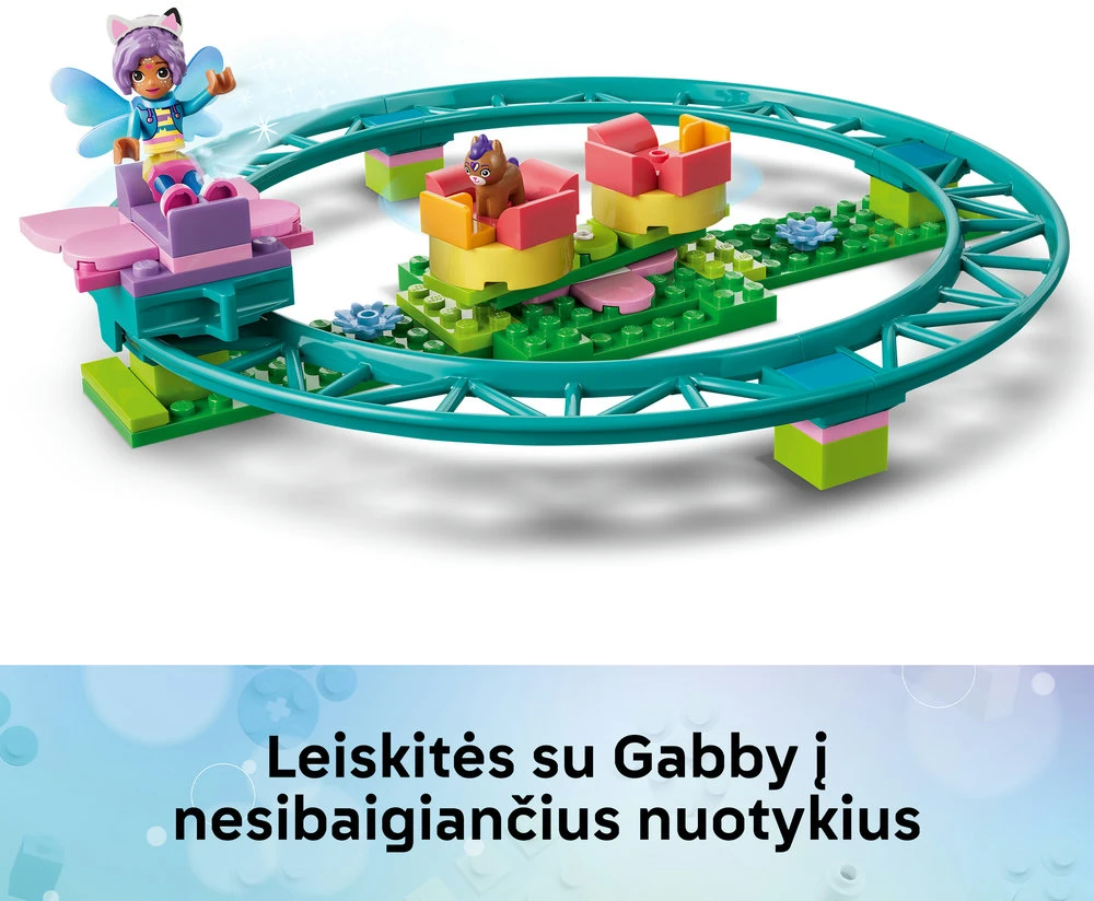 LEGO® Gabby lėlių namai Fėjų linksmieji kalneliai ir arbatos vakarėlis 11214