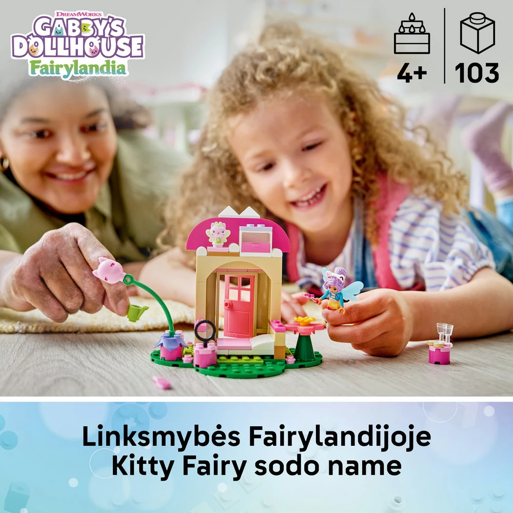 LEGO® Gabby lėlių namai Kitty Fairy sodo namas 11212