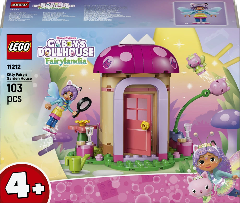 LEGO® Gabby lėlių namai Kitty Fairy sodo namas 11212