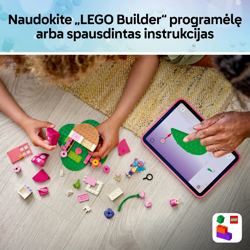 LEGO® Gabby lėlių namai Kitty Fairy sodo namas 11212