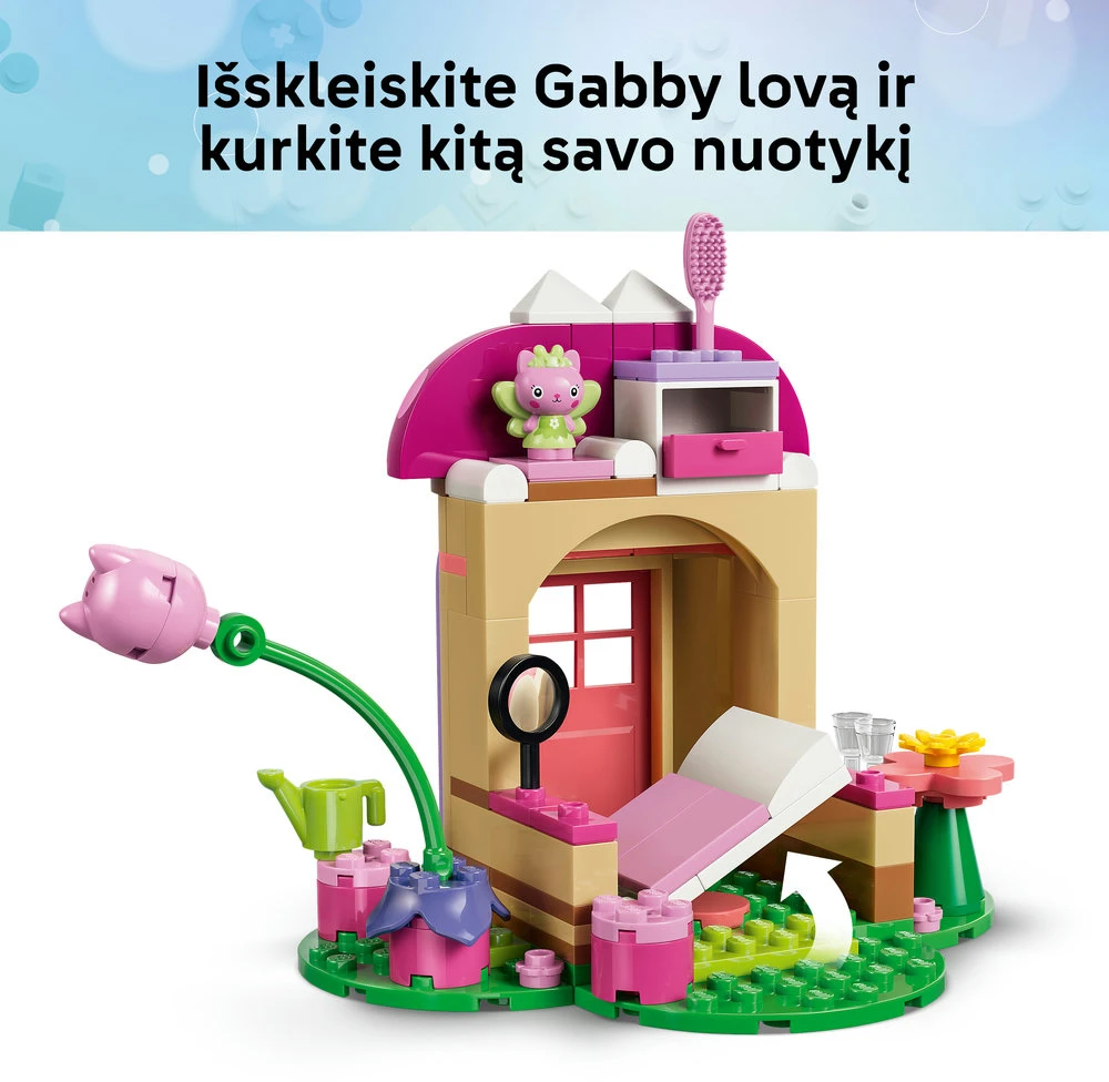 LEGO® Gabby lėlių namai Kitty Fairy sodo namas 11212