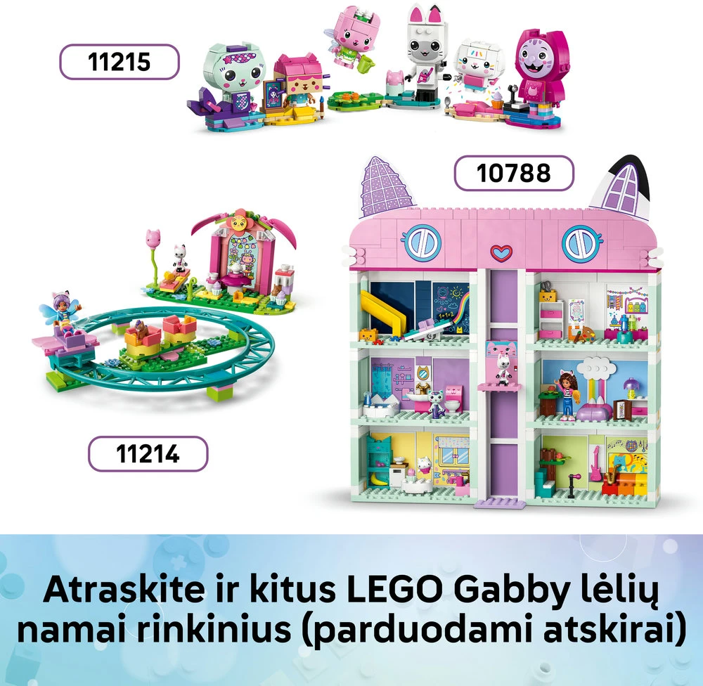 LEGO® Gabby lėlių namai Kitty Fairy sodo namas 11212