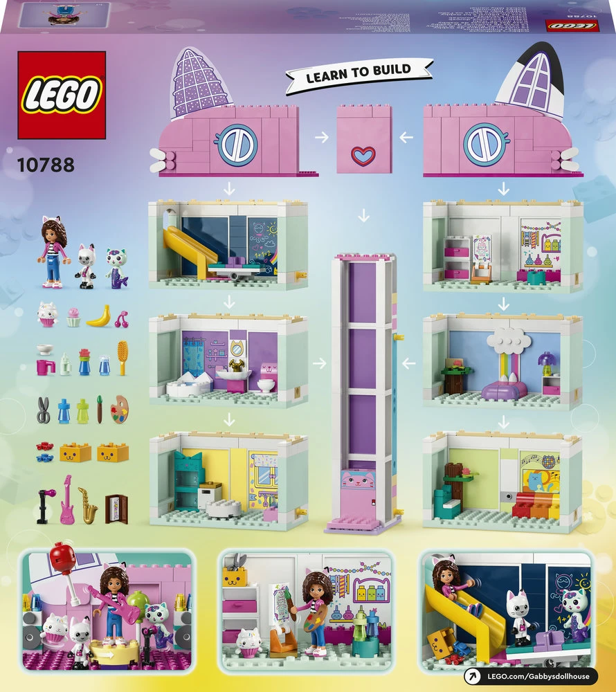 Enchantimals LEGO® Gabės lėlių namai 10788 Konstravimo rinkinys (498 dalys) 10788