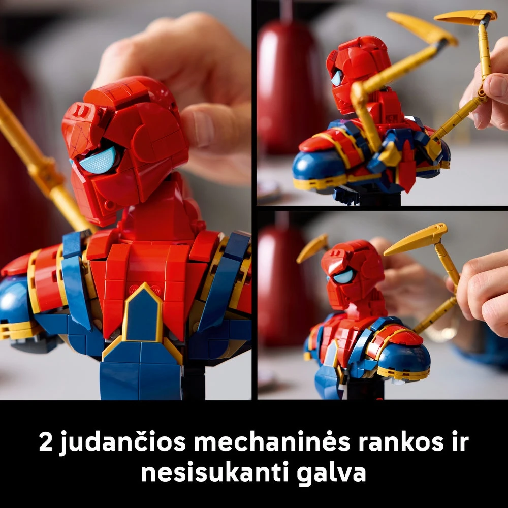 LEGO® ǀ Marvel Geležinio Žmogaus voro biustas Rinkinys 76326