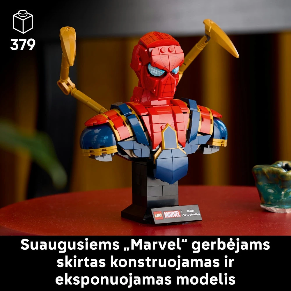 LEGO® ǀ Marvel Geležinio Žmogaus voro biustas Rinkinys 76326