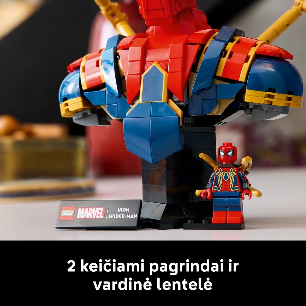 LEGO® ǀ Marvel Geležinio Žmogaus voro biustas Rinkinys 76326
