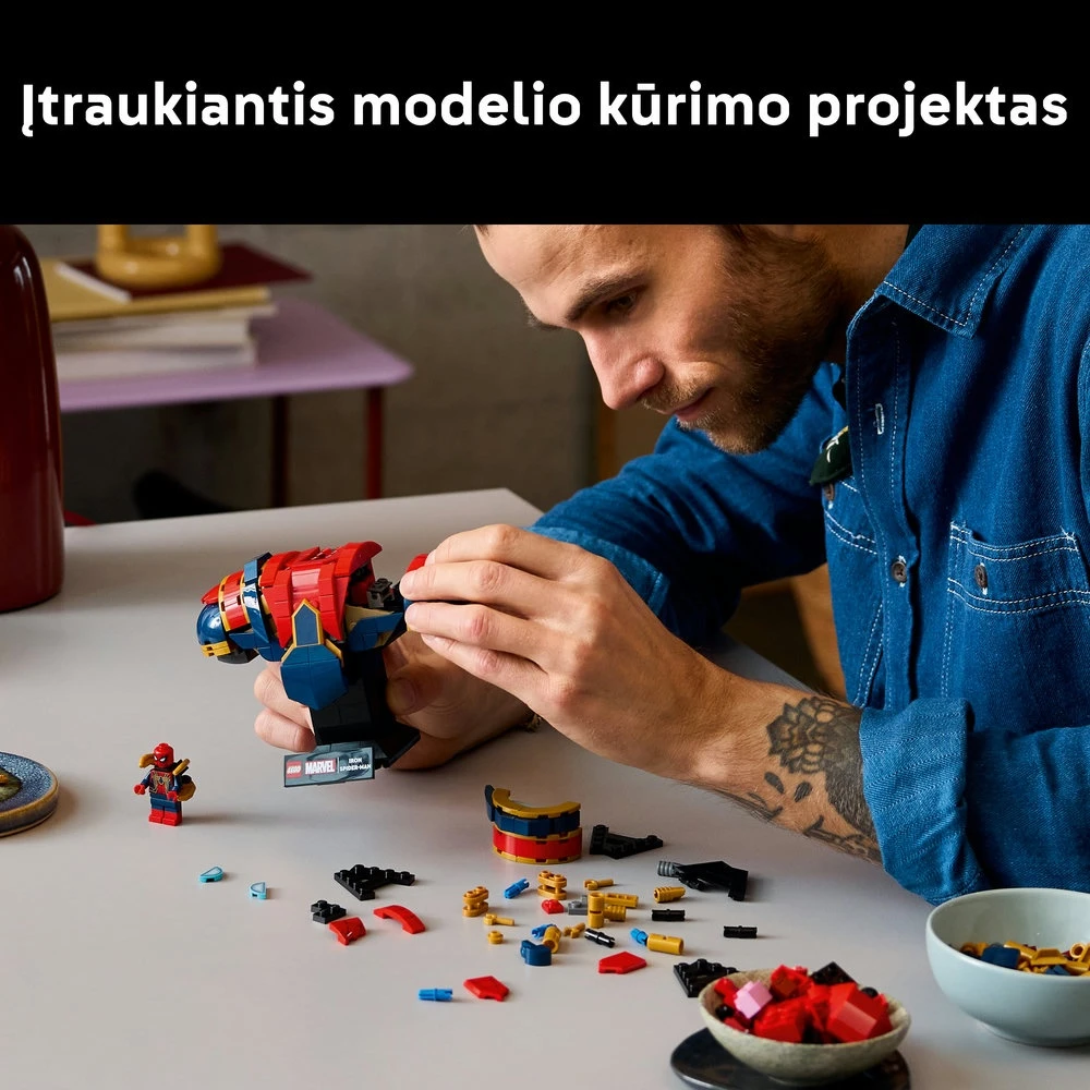 LEGO® ǀ Marvel Geležinio Žmogaus voro biustas Rinkinys 76326