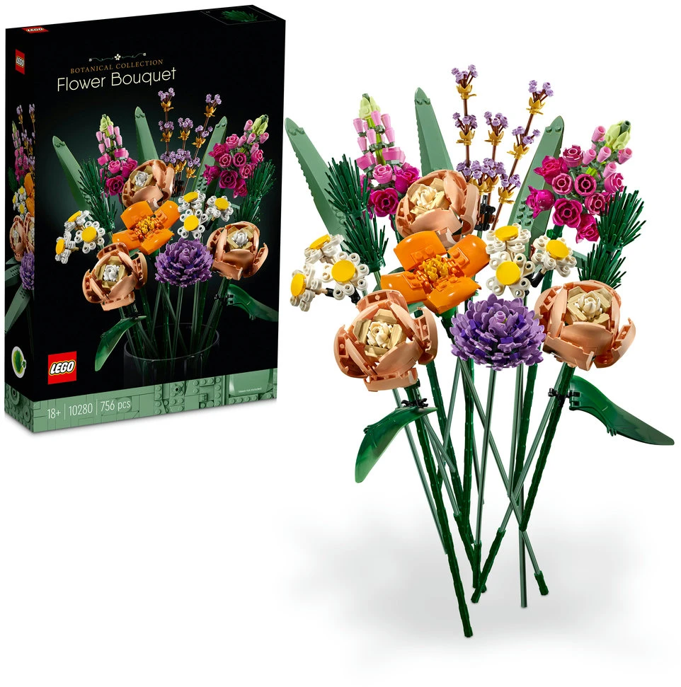 LEGO® Gėlių puokštė 10280 Konstravimo rinkinys (756 dalys) 10280