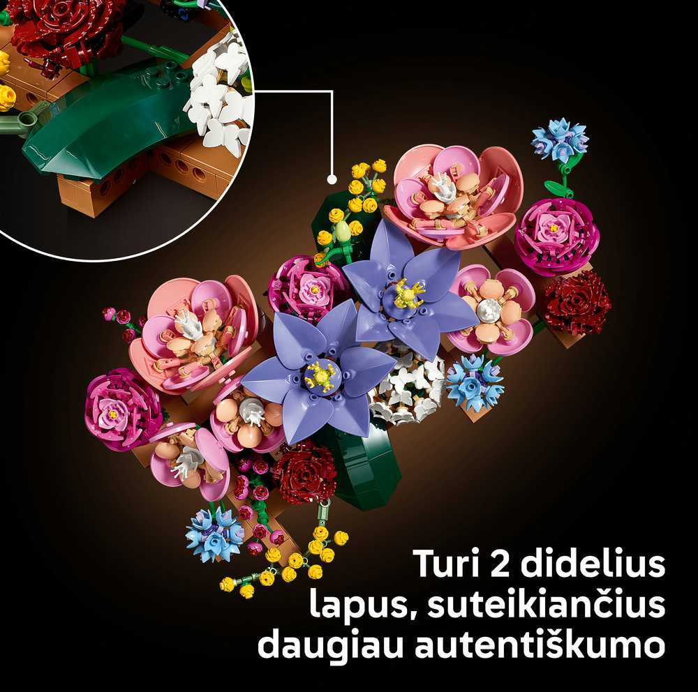 LEGO® Botanicals Gėlių sienelė Dekoras 11503