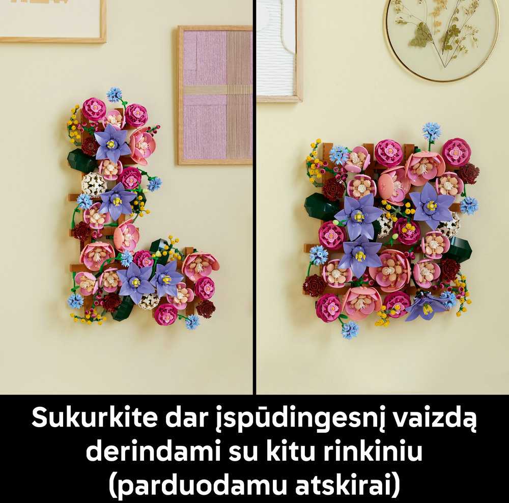 LEGO® Botanicals Gėlių sienelė Dekoras 11503