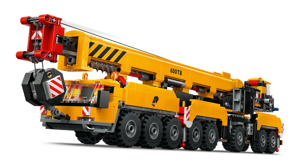 LEGO® City Geltonas mobilus statybų kranas (60409)
