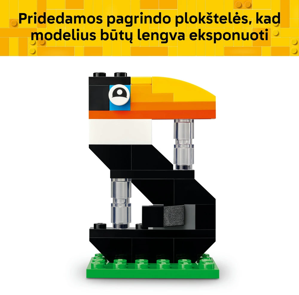 LEGO® gimtadienio skaičiai Gyvūnų tematikos dekoras 40807