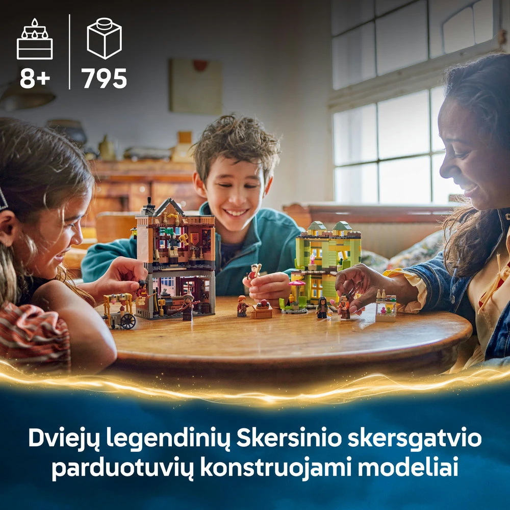 LEGO® Harry Potter™ „Aukščiausios rūšies kvidičo prekės“ ir ledainė 76452
