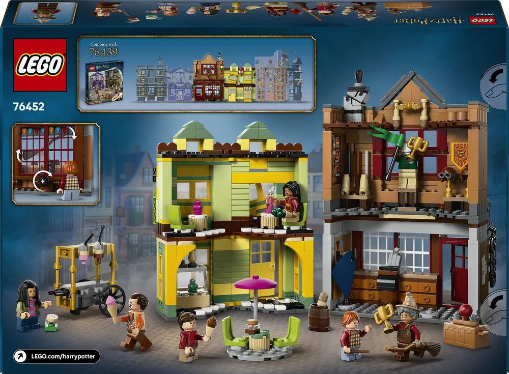 LEGO® Harry Potter™ „Aukščiausios rūšies kvidičo prekės“ ir ledainė 76452