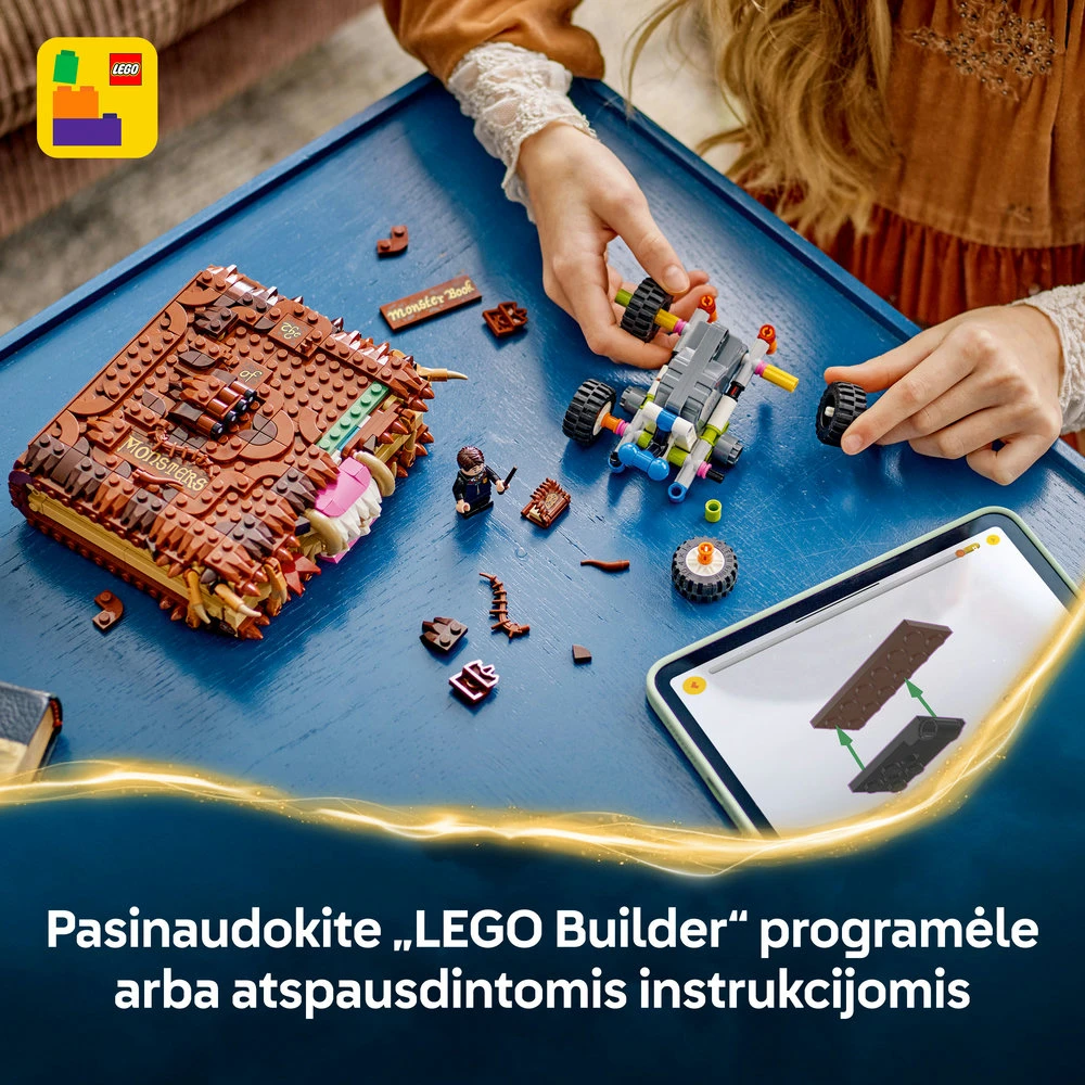 LEGO® Harry Potter Ėdri siaubinga pabaisų knyga (76449)