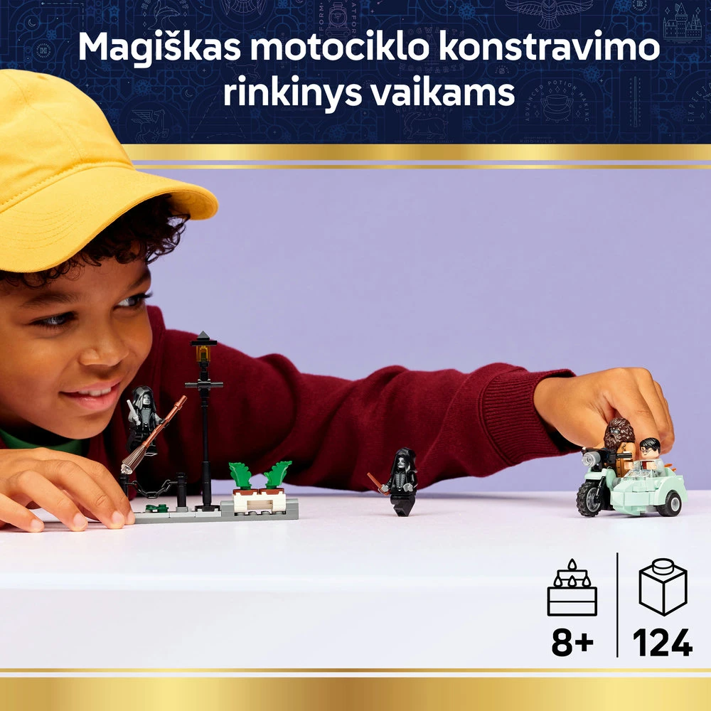 LEGO® Harry Potter™ Hagrido ir Hario Poterio pabėgimas iš Ligustrų gatvės 76459