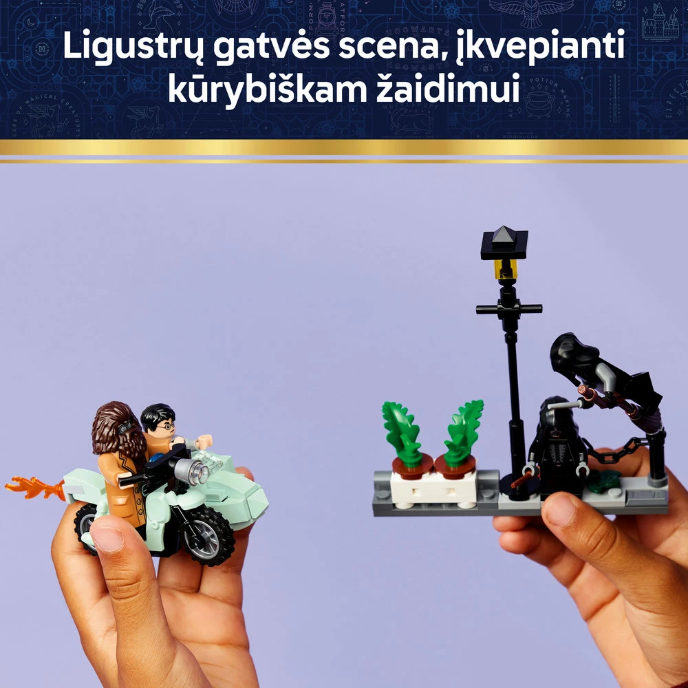 LEGO® Harry Potter™ Hagrido ir Hario Poterio pabėgimas iš Ligustrų gatvės 76459