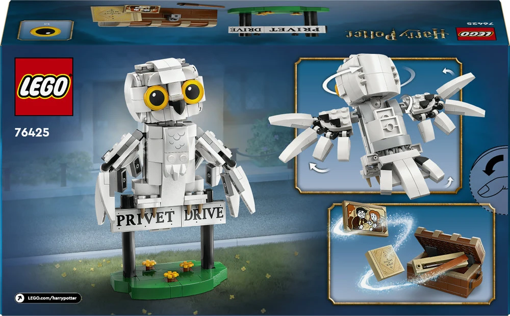 LEGO® Harry Potter Hedviga ketvirtame Ligustrų gatvės name (76425)