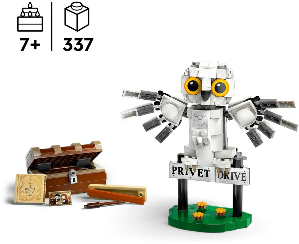 LEGO® Harry Potter Hedviga ketvirtame Ligustrų gatvės name (76425)