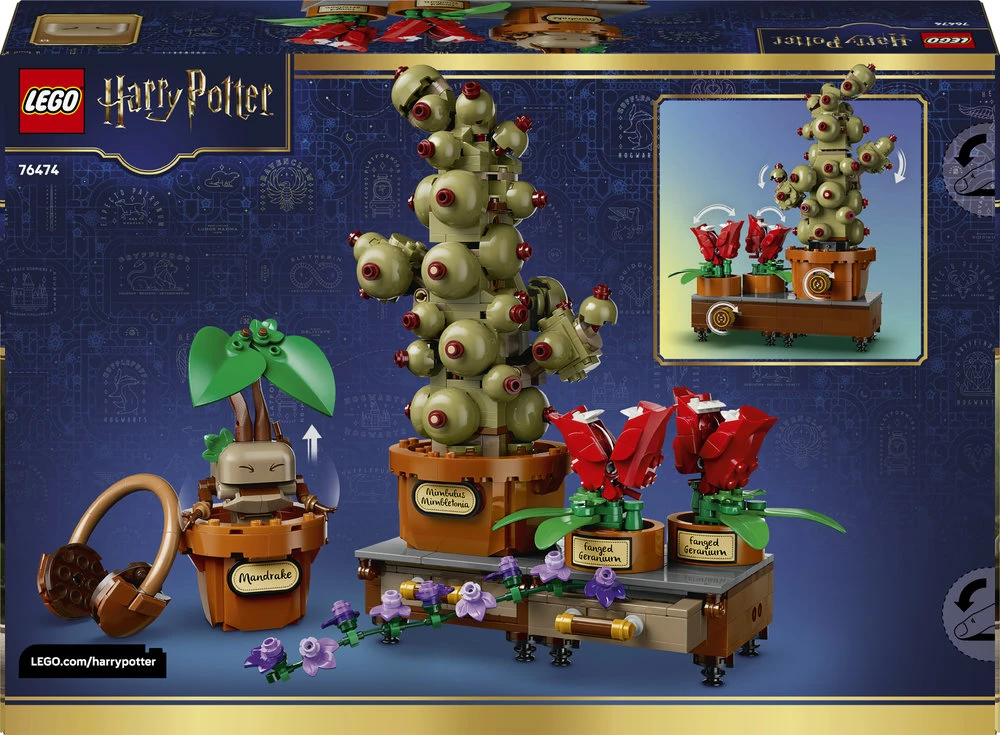 LEGO® Harry Potter™ Hogvartso herbalogijos augalai 76474