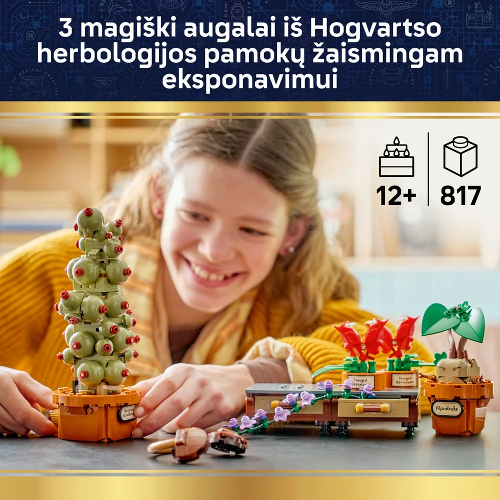LEGO® Harry Potter™ Hogvartso herbalogijos augalai 76474