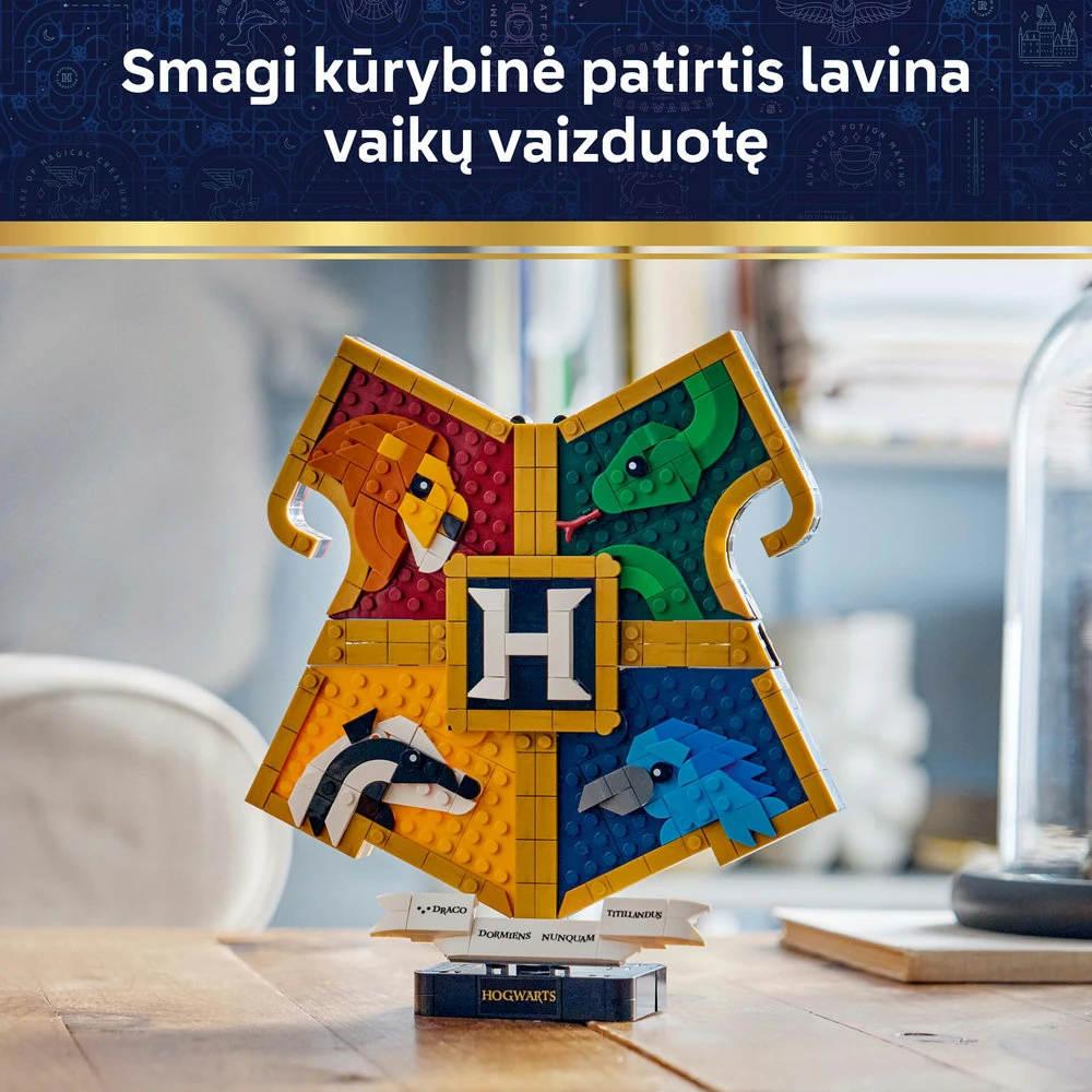 LEGO® Harry Potter™ Hogvartso koledžų herbas Žaislas 76462