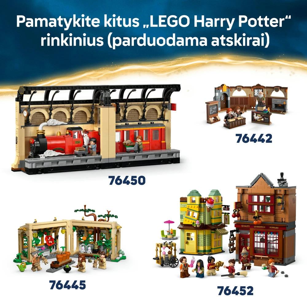 LEGO® Harry Potter Hogvartso pilis: pagrindinis bokštas (76454)