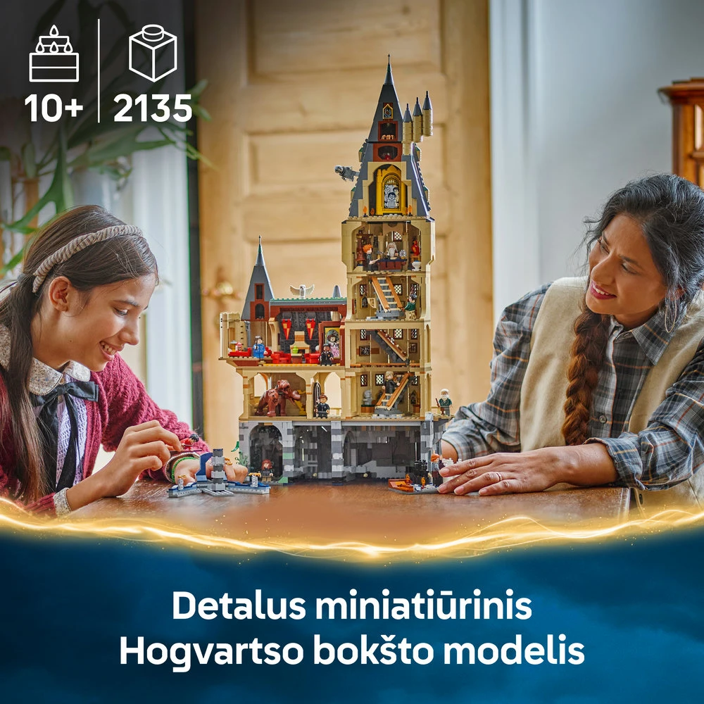 LEGO® Harry Potter Hogvartso pilis: pagrindinis bokštas (76454)