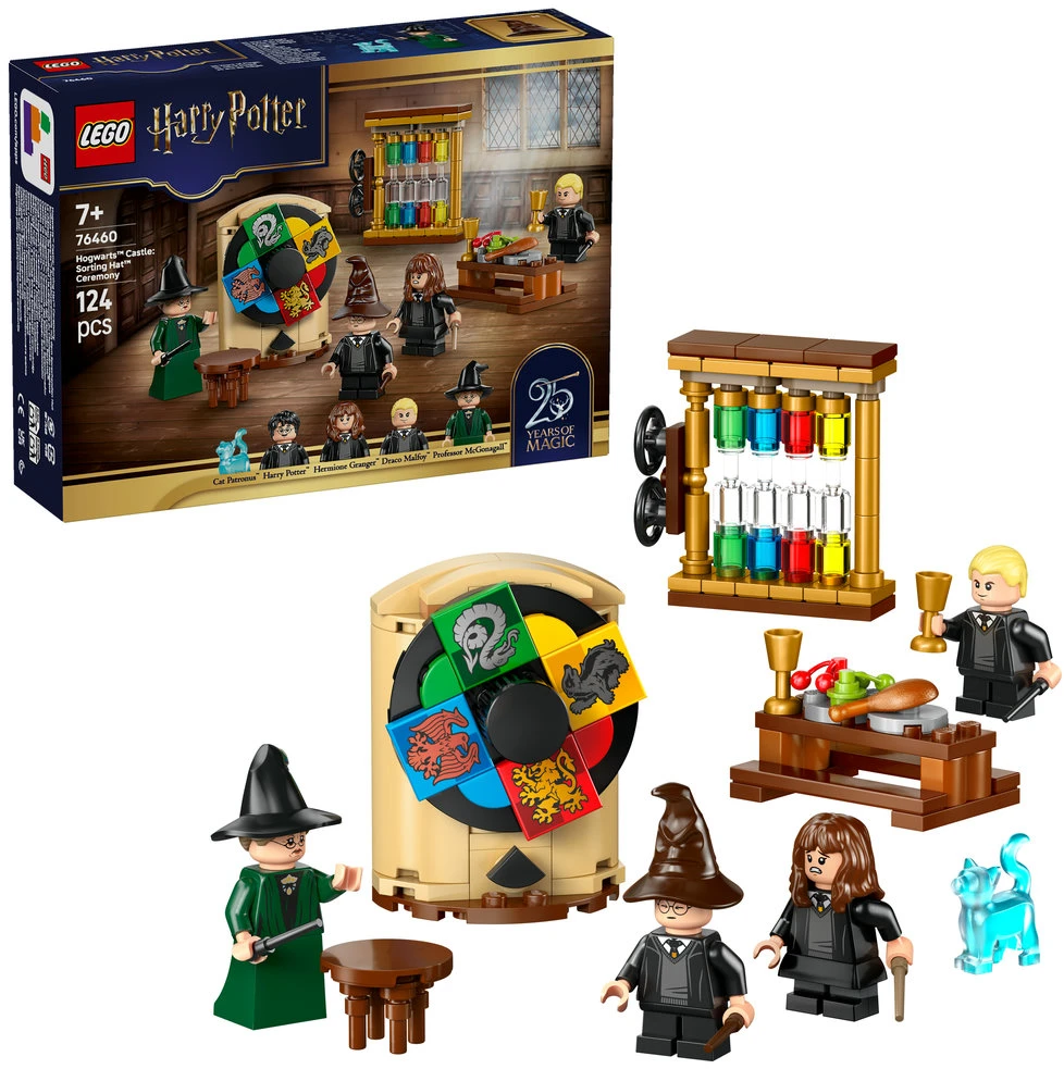 LEGO® Harry Potter™ Hogvartso pilis: Paskirstymo kepurės ceremonija 76460