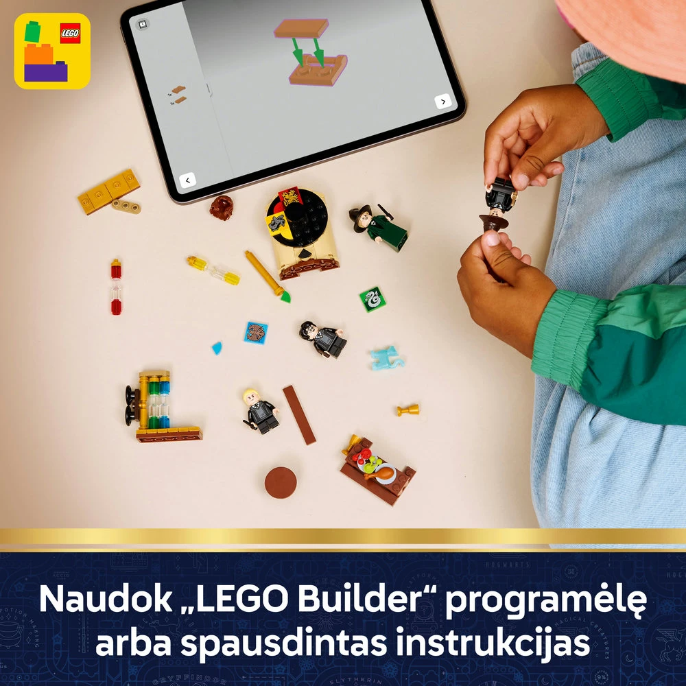 LEGO® Harry Potter™ Hogvartso pilis: Paskirstymo kepurės ceremonija 76460