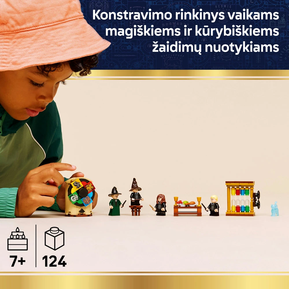 LEGO® Harry Potter™ Hogvartso pilis: Paskirstymo kepurės ceremonija 76460