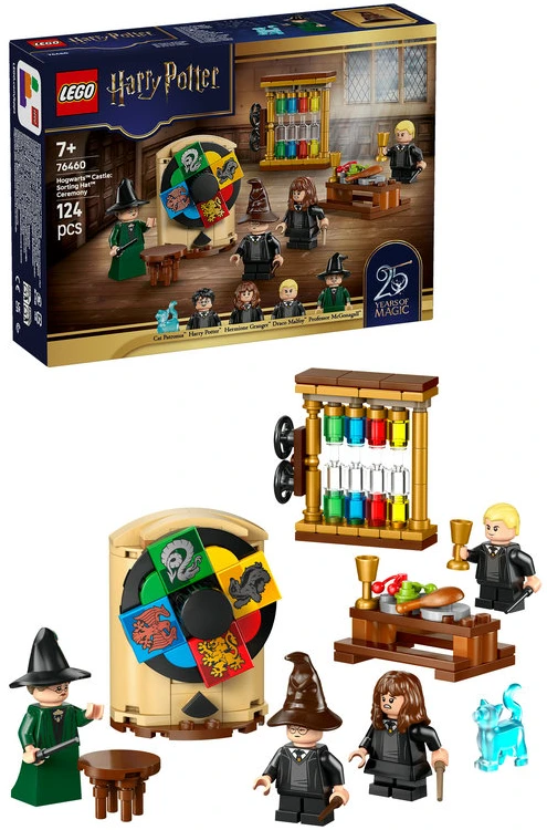 LEGO® Harry Potter™ Hogvartso pilis: Paskirstymo kepurės ceremonija 76460